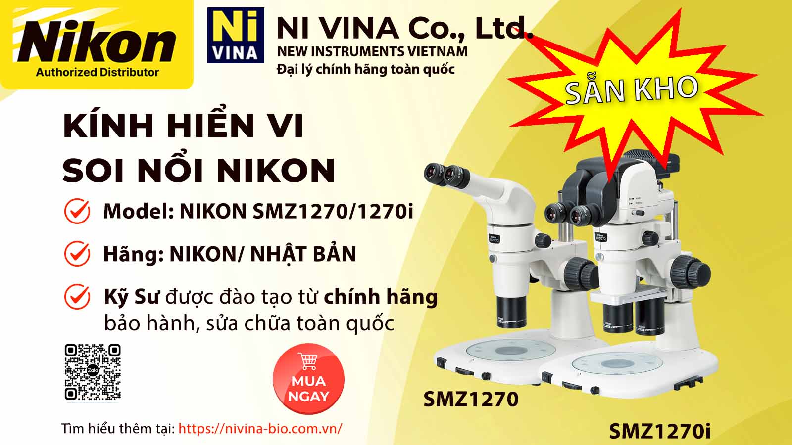 Kính hiển vi soi nổi SMZ1270 SMZ1270i Nikon