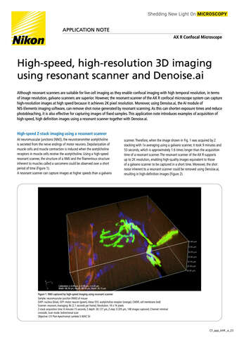 High speed high resolution 3D imaging using resonant scanner and Denoise ai COVER b043d2b295ef57929ca14a8b6cb20560