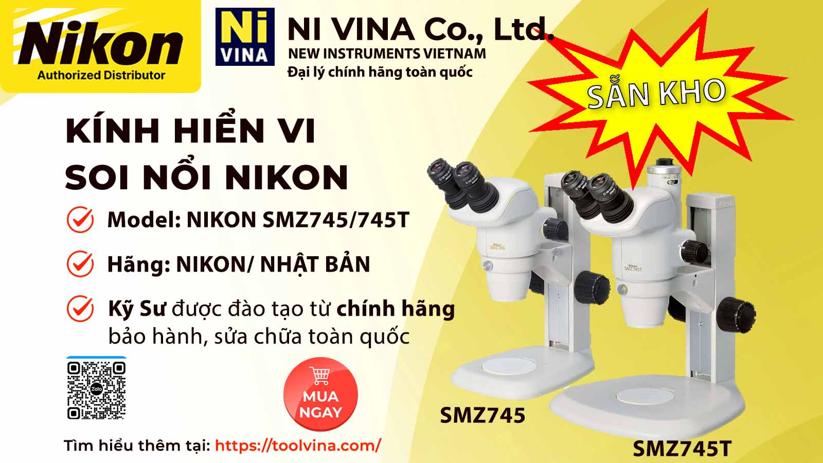 Kính hiển vi soi nổi Nikon SMZ745 SMZ745T