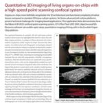 Quantitative 3D Imaging of Living Organs-on-Chips with a High-Speed Point-Scanning Confocal System