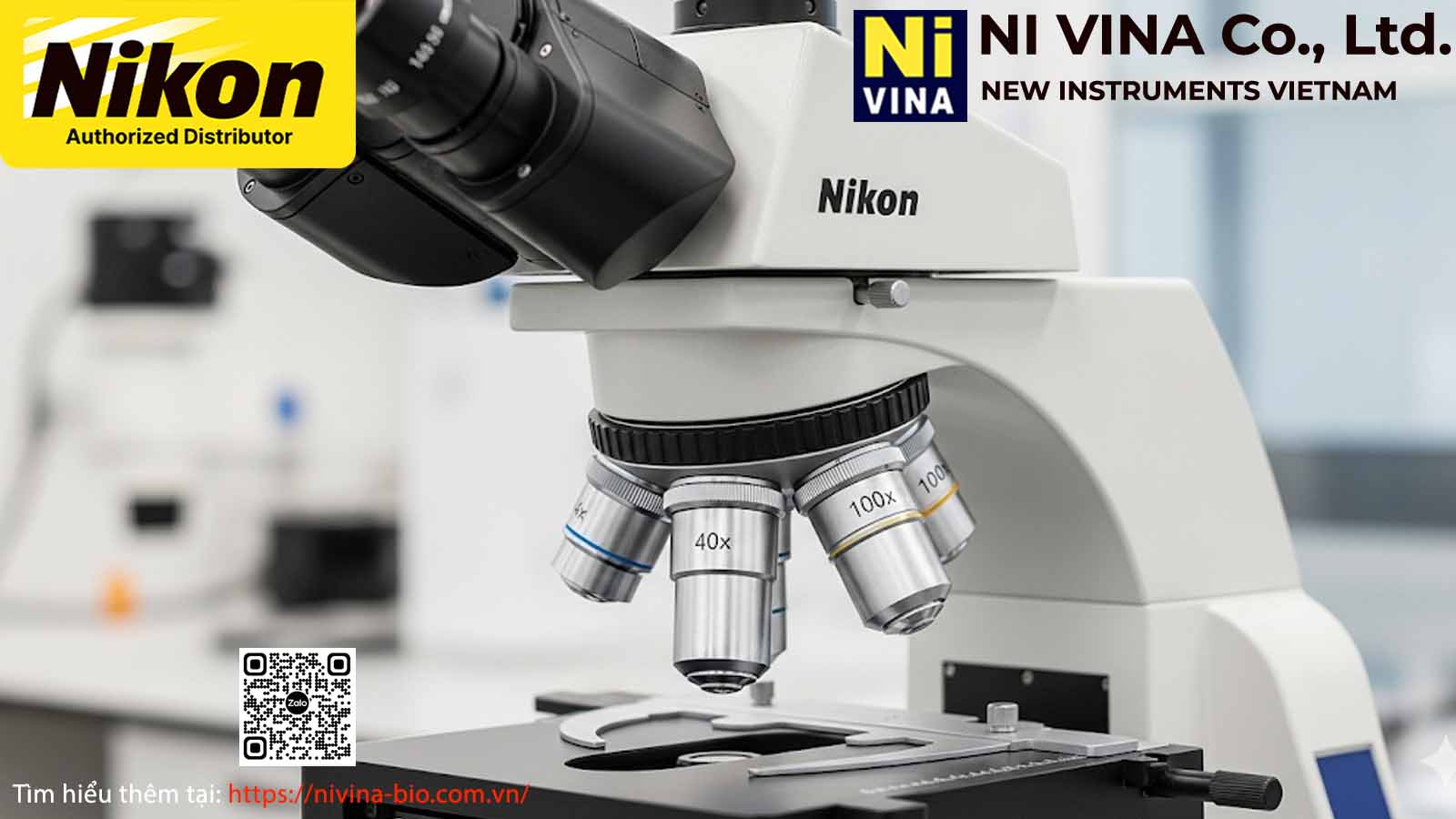 Cấu tạo Độ phóng đại Kính hiển vi quang học Nikon Bio