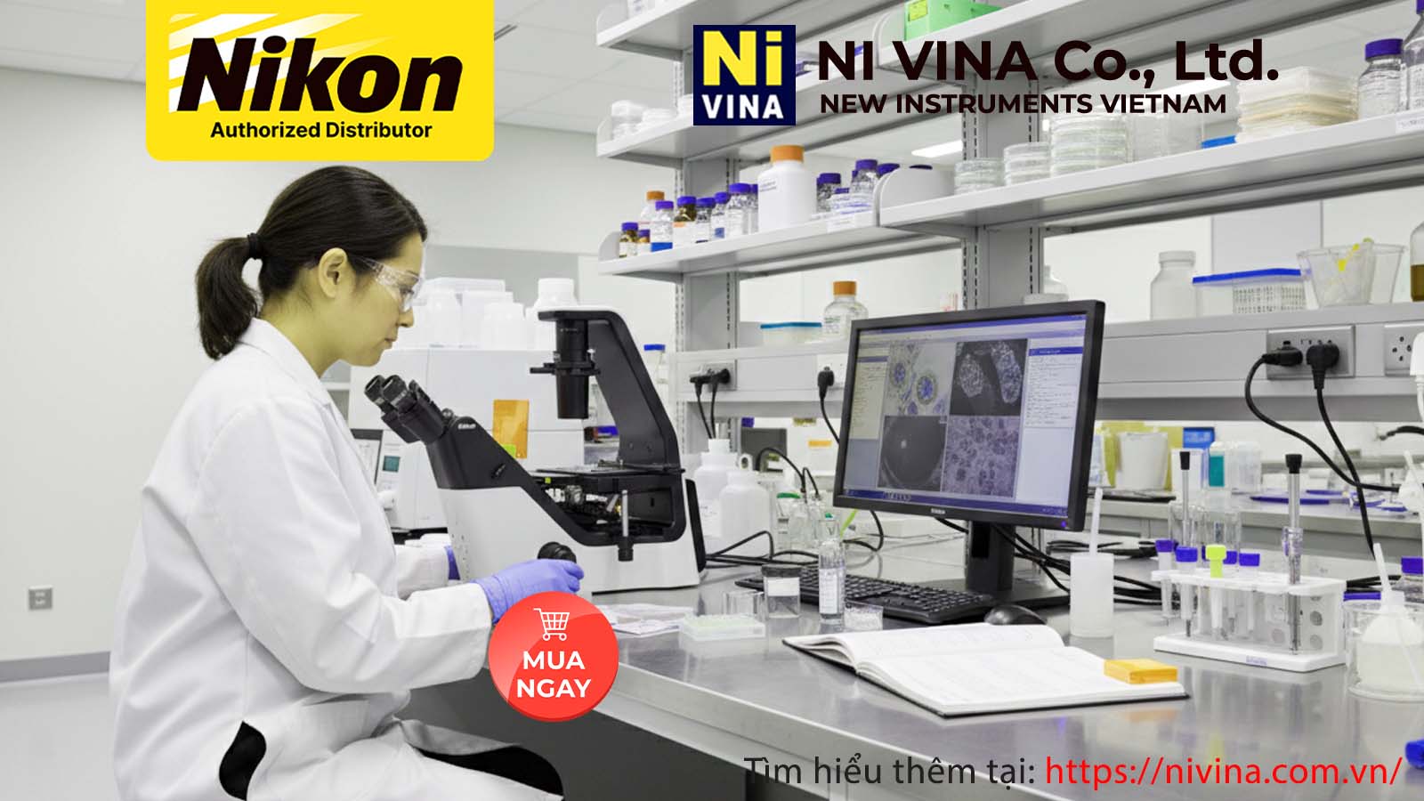Kính hiển vi đảo ngược nikon