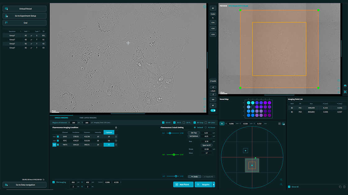 Phần mềm trực quan với khả năng điều khiển nâng cao.