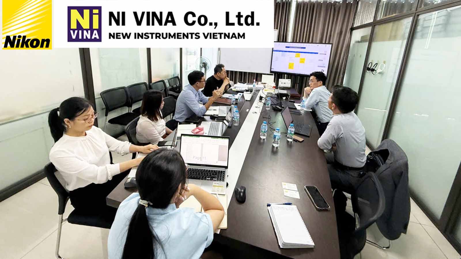Ban lãnh đạo NIVINA tiếp cán bộ cấp cao từ Nikon Bio healthcare tại Trụ Sở Hà Nội